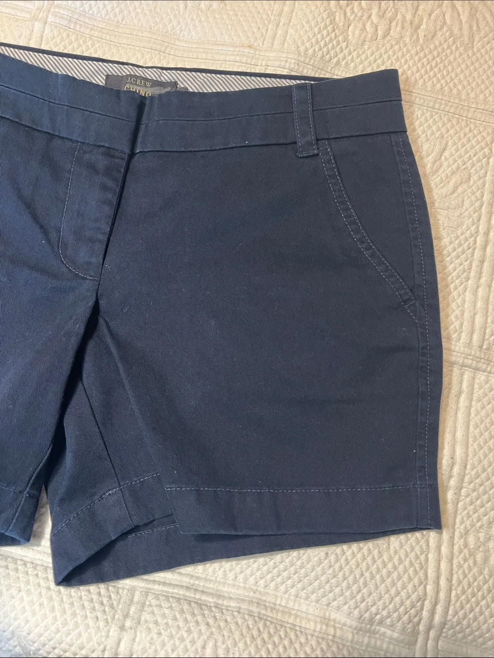 J. Crew Navy Chino Shorts